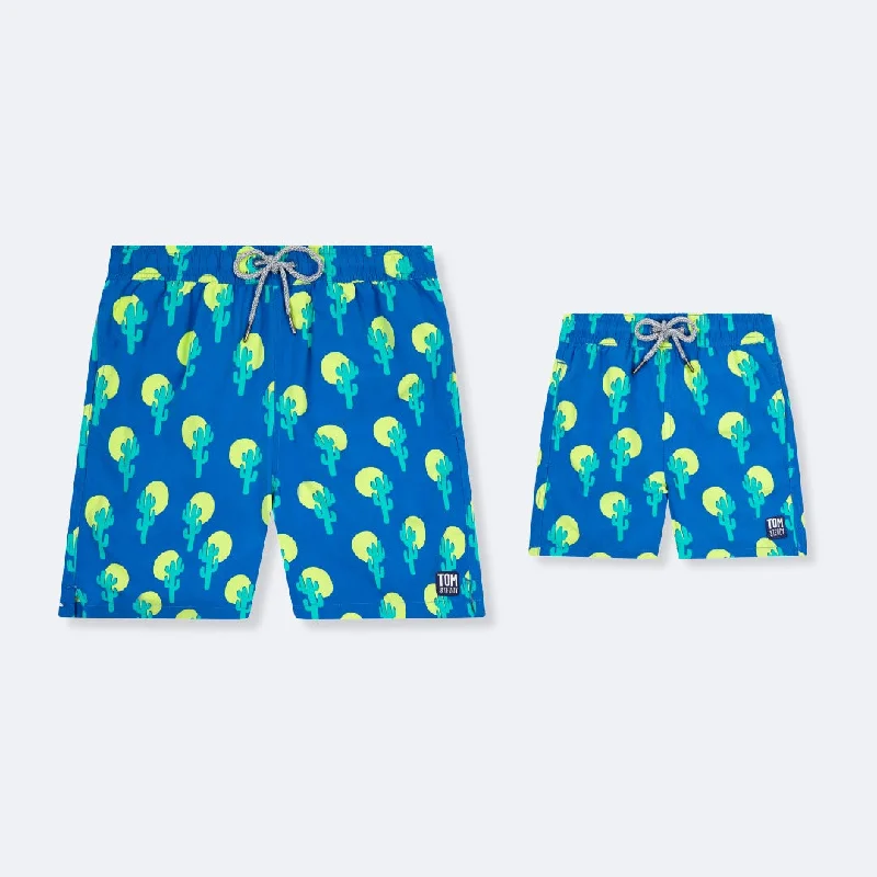 Blue & Green Cactus Set Classic Men's Pin