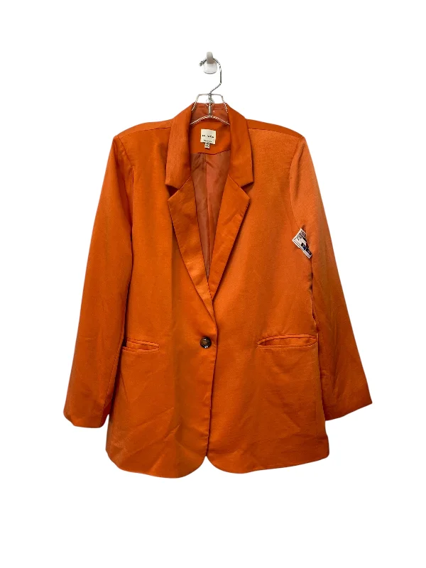 Blazer By Ellison In Orange, Size: M Sporty Men's Athleisure 