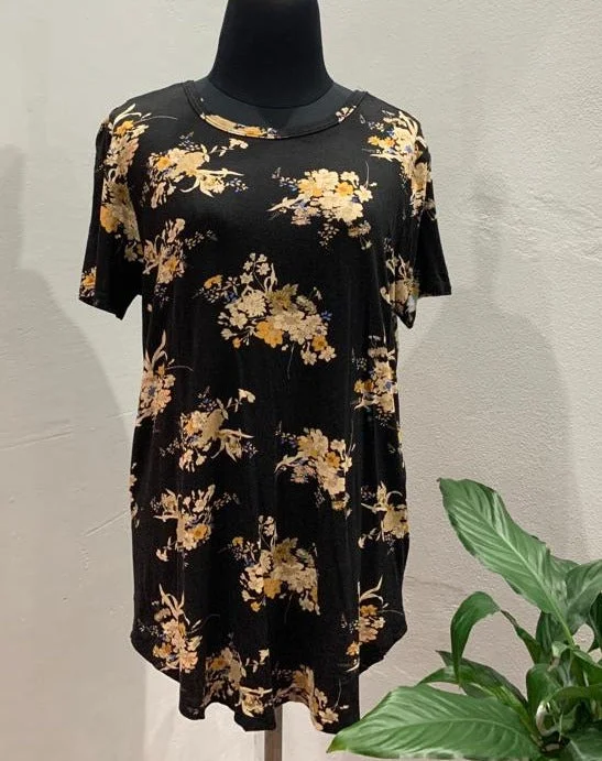 Floral Cotton Tee (Small) Classic Men's Pin