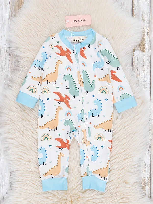 Jurassic Slumbers Sleeper Pajamas Stylish Men's Tropical 