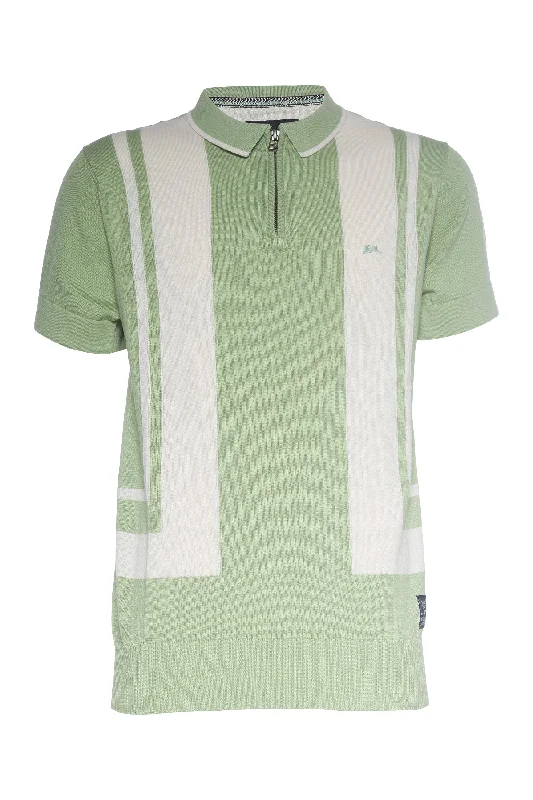 Gordon | Jacquard Knit Polo Trendy Men's Oversized