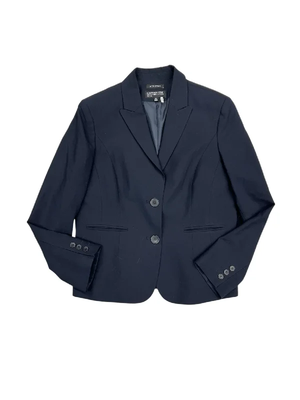 Blazer By Jones New York In Navy, Size: 14p Dynamic Men's Moto