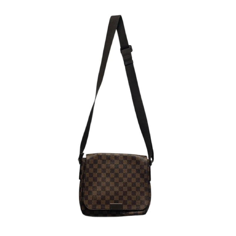 LOUIS VUITTON/Cross Body Bag/Leather/BRW/Louis Vuitton District PM Gym