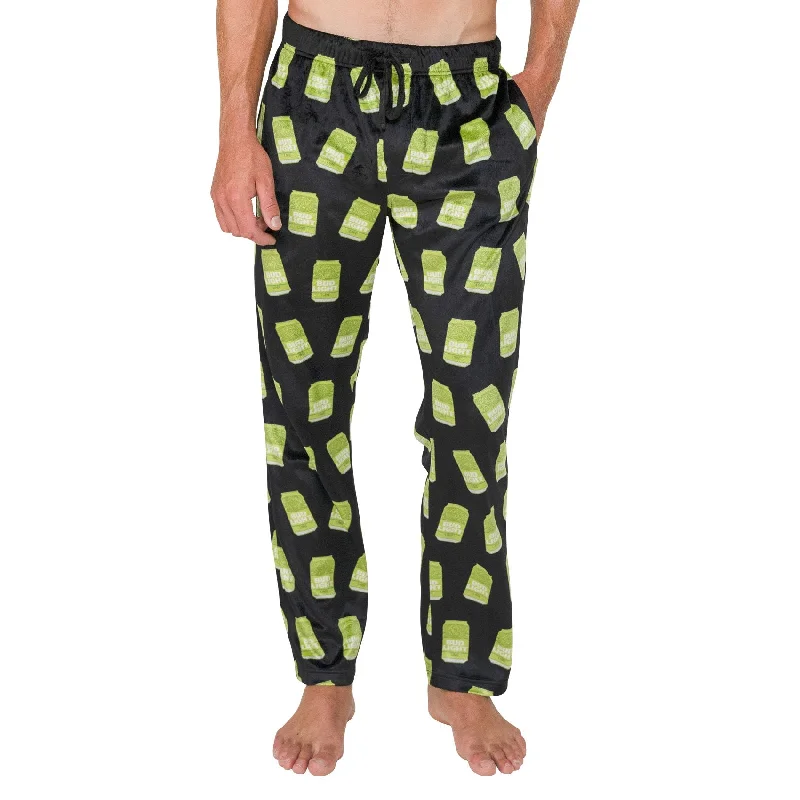 CRAZYLOUNGE Bud Light Lime Flavor Super-Soft Pajamas & Loungewear Youthful Men's Pop