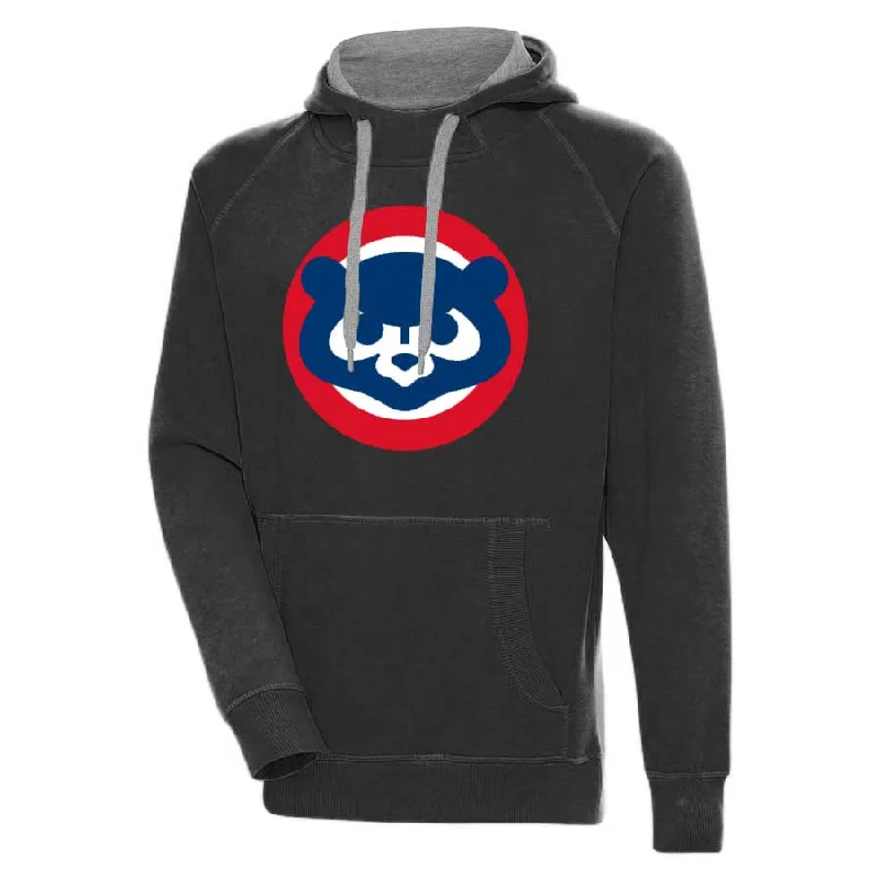 Chicago Cubs Charcoal 1984 Bear Victory Pullover Hooded Sweatshirt Sophisticated Men's French