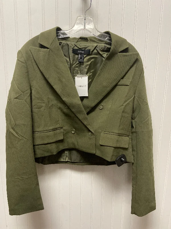 Blazer By Forever 21 In Green, Size: L Beach