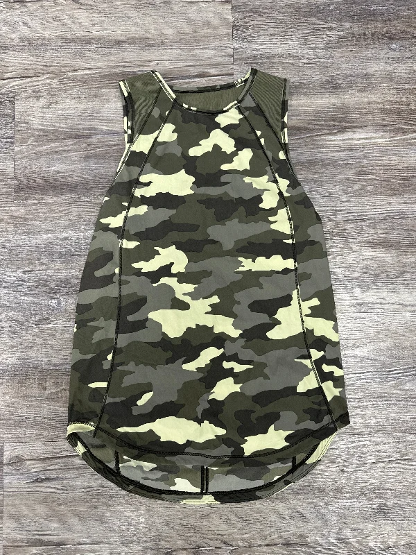 Athletic Tank Top By Lululemon In Camouflage Print, Size: S Bohemian Men's Free