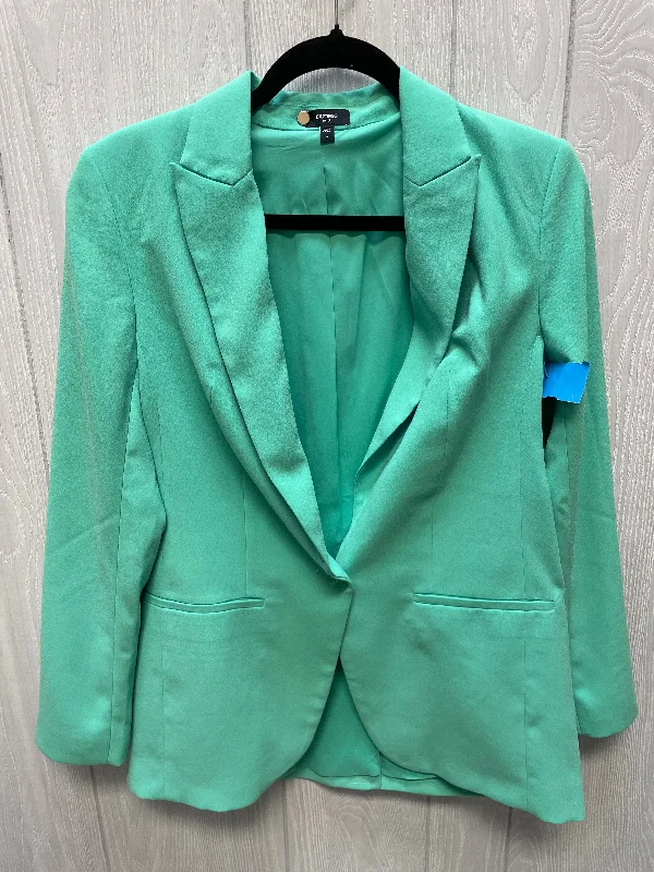 Blazer By Express In Green, Size: S Cool Men's Distressed