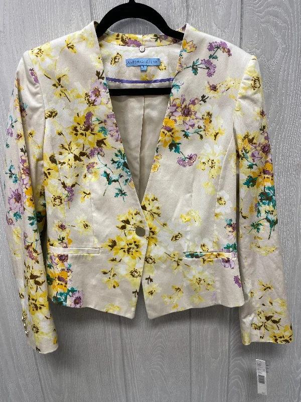 Blazer By Antonio Melani In Floral Print, Size: S Confident Men's Power