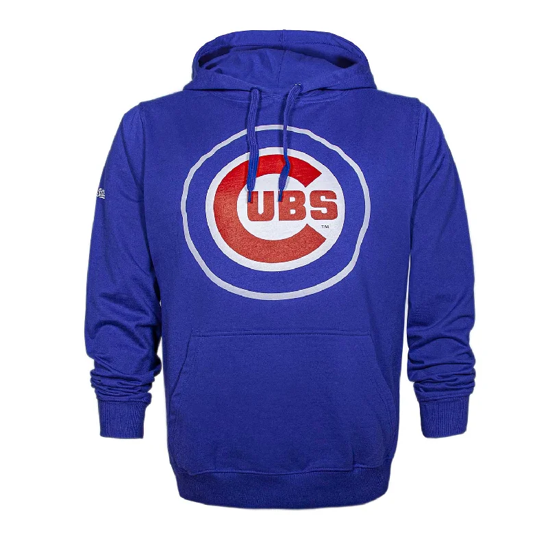 Chicago Cubs Royal Bullseye Hooded Sweatshirt Hip Men's Retro