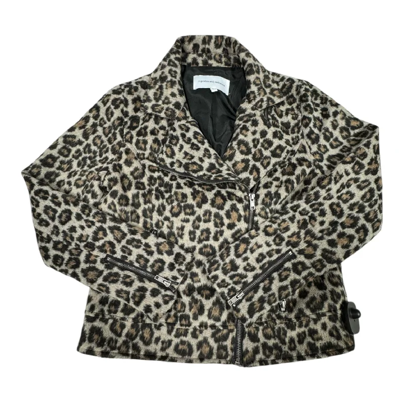 Blazer By Cupcakes And Cashmere In Animal Print, Size: S Youthful Men's Anime