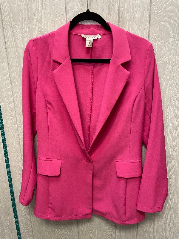 Blazer By HAPPILY GREY  In Pink, Size: L Sharp Men's Italian