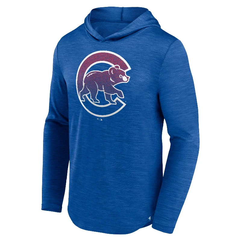 Chicago Cubs Fundamentals Performance Hooded Sweatshirt Artistic Men's Hand