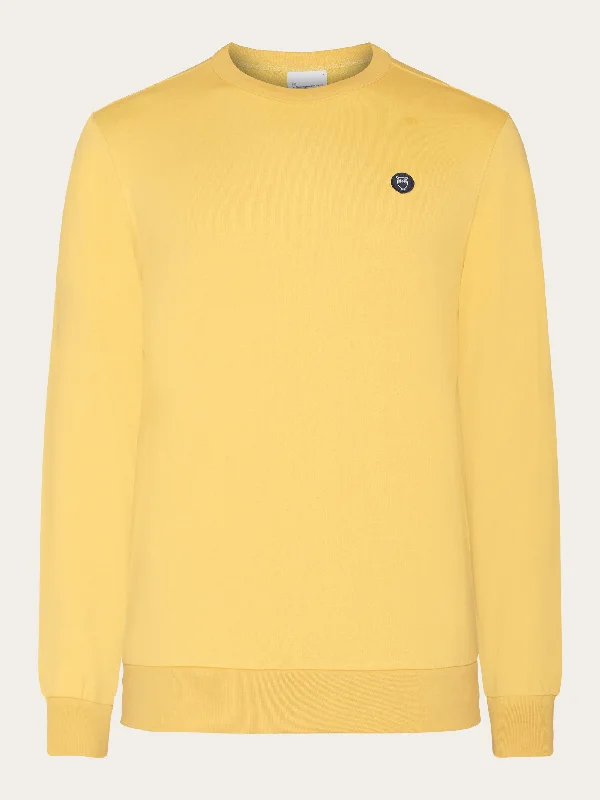 Basic badge sweat - Misted Yellow Dapper Men's 1920S