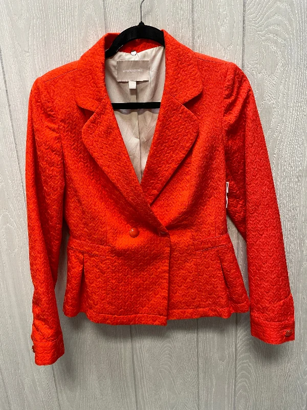 Blazer By Banana Republic In Orange, Size: M Traditional Men's Wool