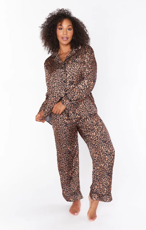 Classic PJ Set ~ Wild Cheetah Sharp Men's Italian