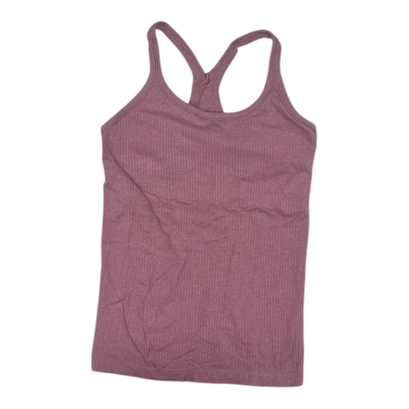 Athletic Tank Top By Lululemon In Pink, Size:M Laid