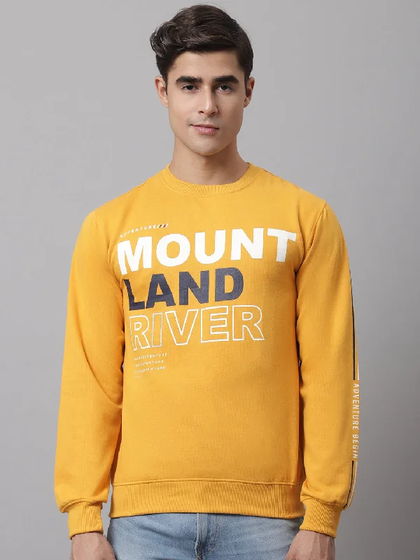 Men Mustard Sweatshirt Earthy Men's Hemp