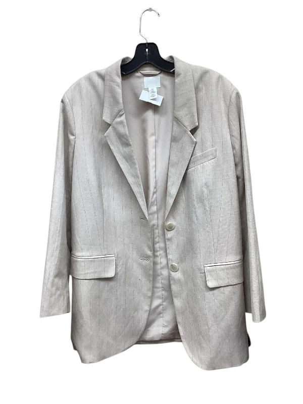 Blazer By H&m In Cream, Size: M Streetwear Style