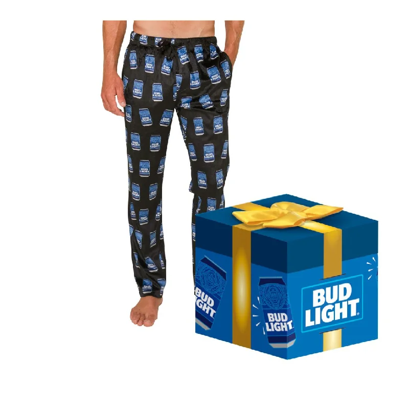 CRAZYLOUNGE Bud Light All Over Beer Cans Adult Pajamas & Loungewear (Creative Packaging) Monochromatic All