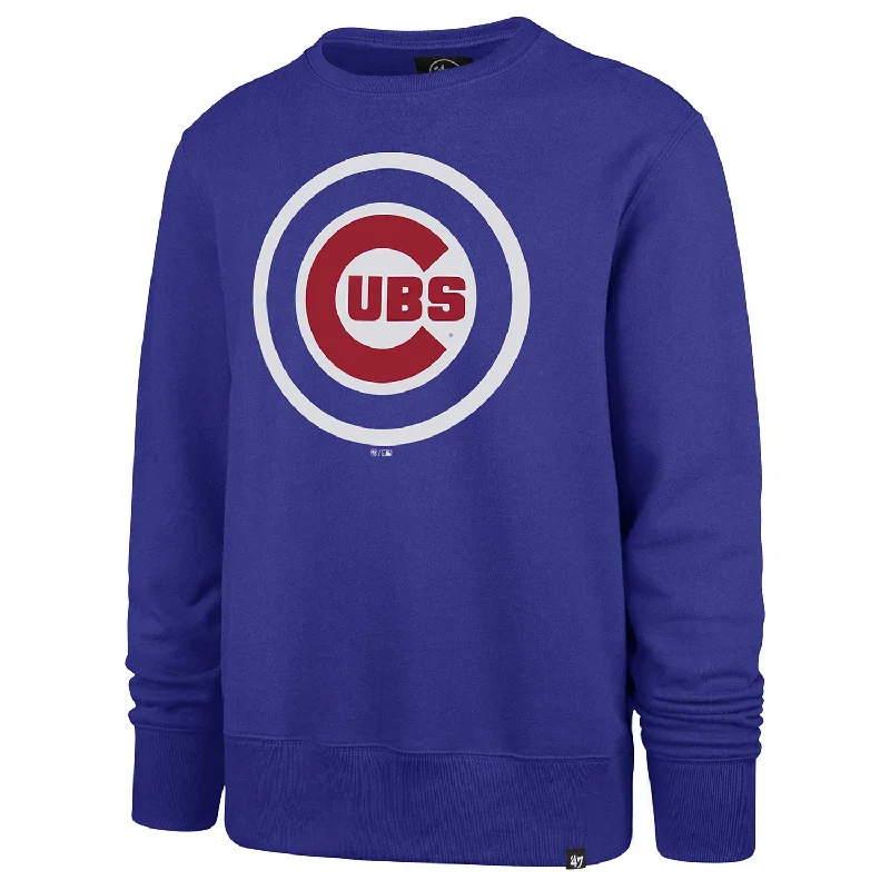 Chicago Cubs Royal Headline Crew Sweatshirt Lumberjack