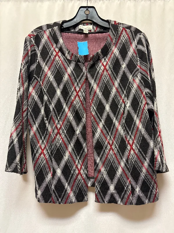 Blazer By Kim Rogers In Black & Red, Size: Lp Adventure