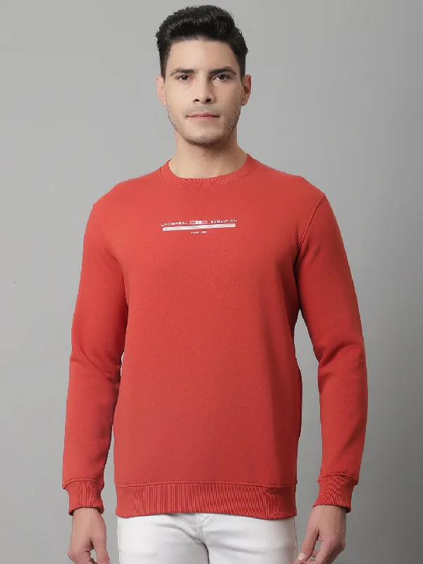 Mens Rust Sweatshirt Gym